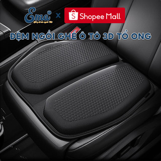 Đệm ngồi ghế Ô tô 3D tổ ong EMA - Sang trọng, êm ái & thoáng mát