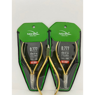 Kềm nghĩa cắt da d777 mạ vàng, Kìm nghĩa nhặt da D777