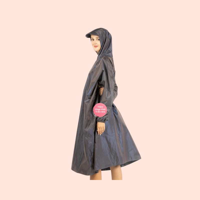 Áo Mưa Bít Một Người Chất Liệu Vải Dù Polyester Cao Cấp Không Thấm Nước