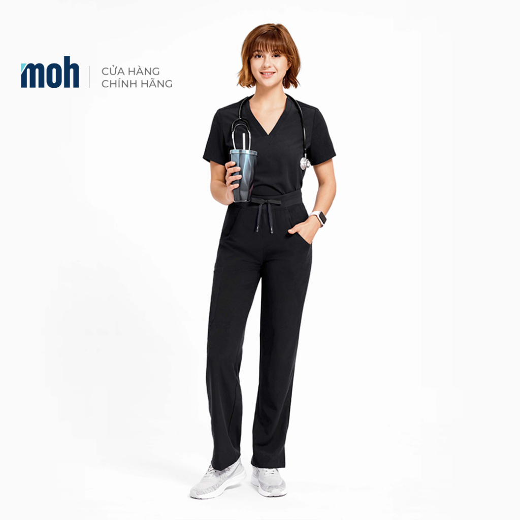 QUẦN SCRUB NỮ LIGHT CARGO 6 TÚI (Bác sĩ, Nha sĩ, Điều dưỡng, spa, Thẩm mỹ viện)