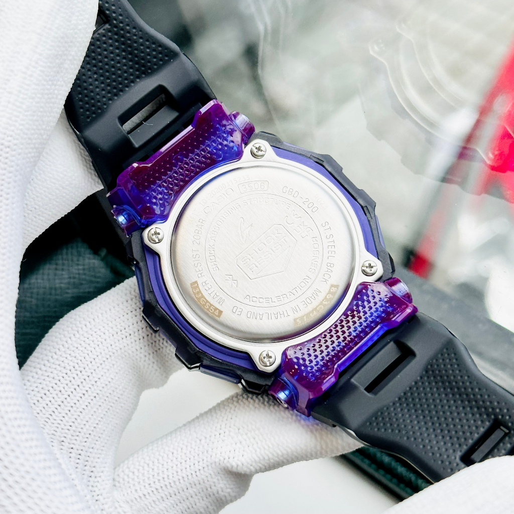 Đồng hồ nam dây nhựa Casio G Shock G-SQUAD GDB-200SM-1A