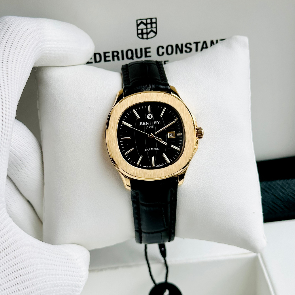 Đồng hồ nữ dây da Bentley Nautilus BL1869 Gold Tone