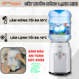 Cây nước nóng lạnh để bàn tilux chính hãng bình nước nóng tiết kiệm điện 2 mức nóng lạnh
