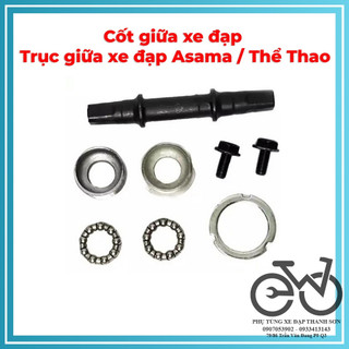 Cốt giữa xe đạp , trục giữa xe đạp asama , thể thao , mini , trẻ em
