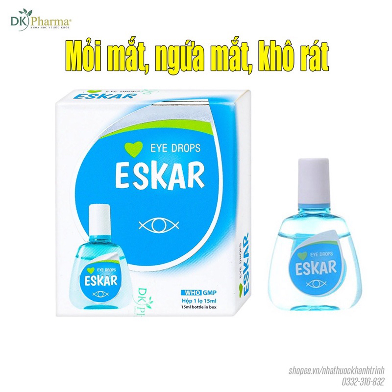 Dung Dịch nhỏ mắt ESKAR 15ml