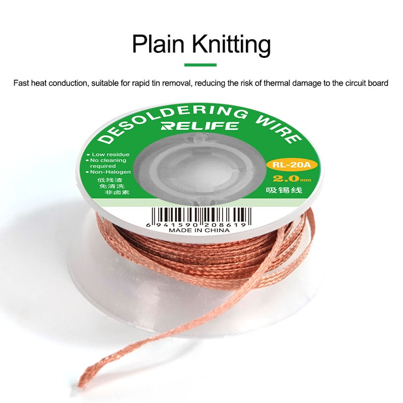 Dây hút chì, hút thiếc Relife RL-20A