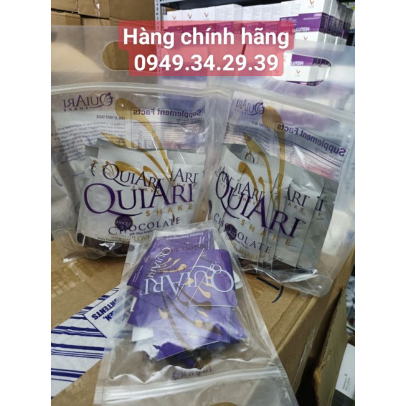 Bộ siêu dinh dưỡng QuiAri Socola và vanilla giúp kiểm soát cân nặng.