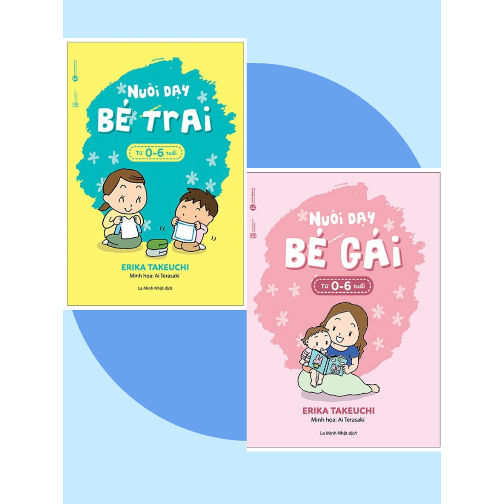 Sách - Combo 2 cuốn Nuôi Dạy Bé Gái Từ 0 Đến 6 Tuổi và Nuôi Dạy Bé Trai Từ 0 - 6 Tuổi