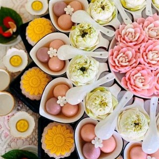 Thìa sứ trắng dài 14cm bày mâm cúng siêu xinh