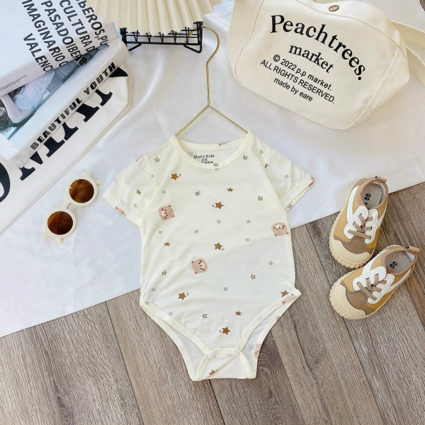 Body chip chất PETIT mềm mại , co giãn , thoáng mát  họa tiết siêu sinh cho bé trai, bé gái