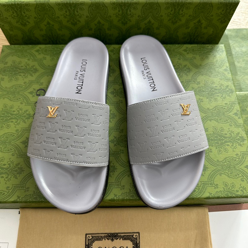 Dép nam mới nhất màu xám khói kèm video