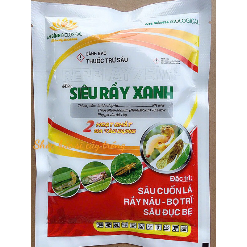 100 Gram Diệt Rầy Xanh, Bọ Trĩ, Sâu Đục Bẹ, Rầy Nâu, Sâu Ăn Lá Trên Sầu Riêng, Lúa, Khổ Qua, Dưa, Rau
