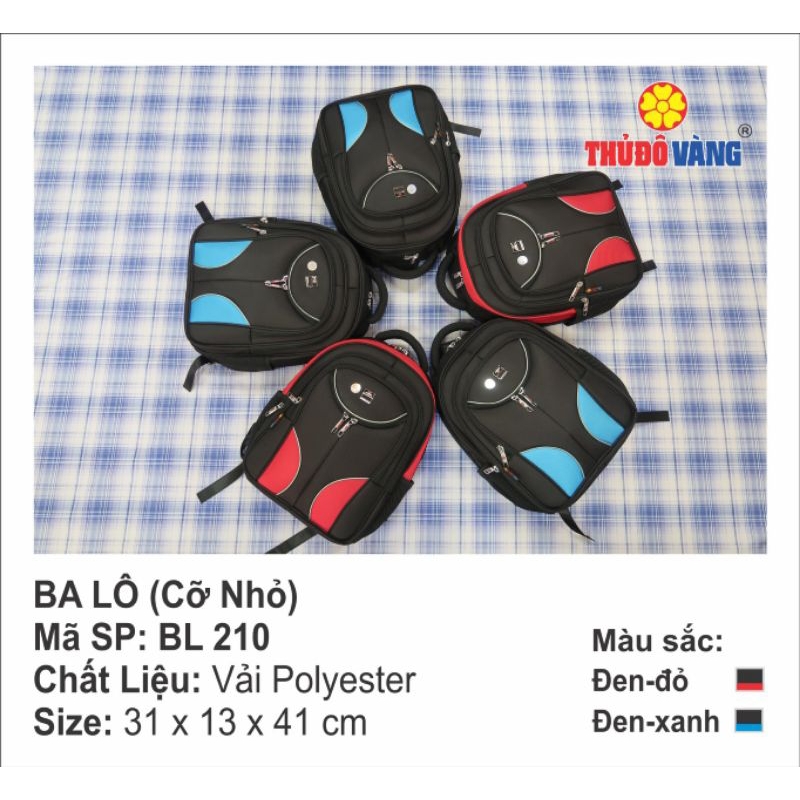 Balo học sinh cấp 2 , Thủ Đô Vàng, Mã SP: BL 210
