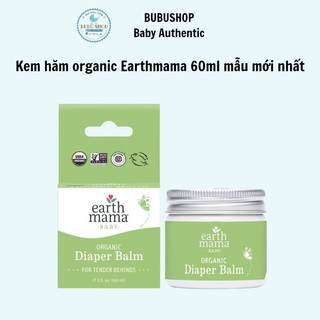 (mẫu mới) Kem hăm organic Earth mama Earthmama 60ml an toàn cho bé từ sơ sinh