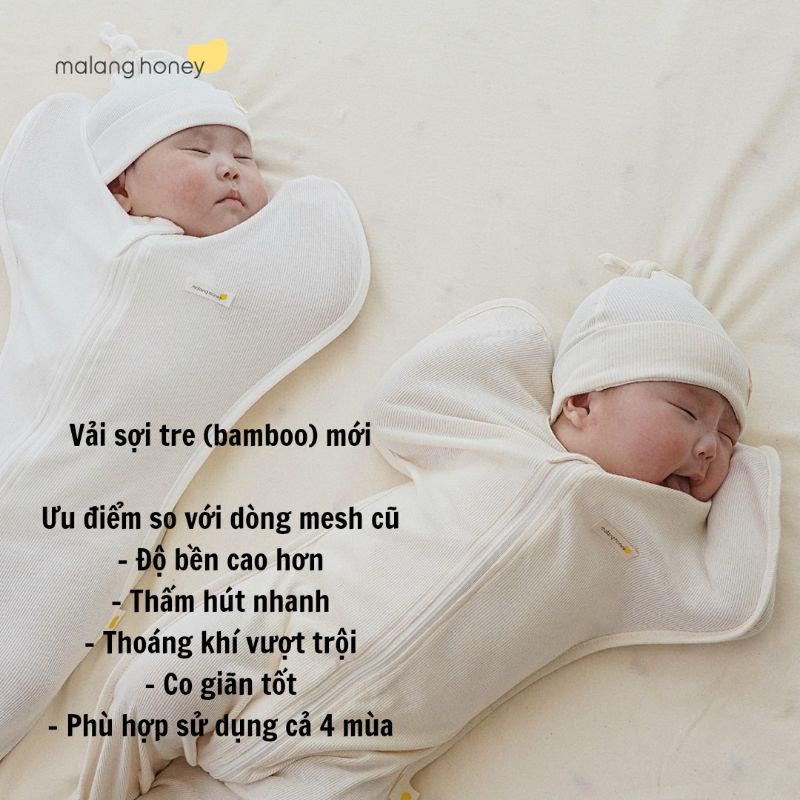 Nhộng chũn organic Malang Honey Hàn quốc cho bé