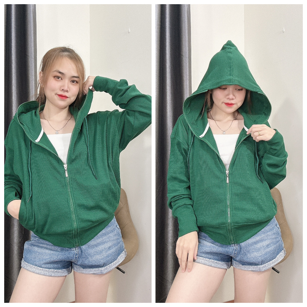 ÁO KHOÁC GÂN 6 TÚI KHÓA KÉO NÓN TO- ÁO KHOÁC NHUNG NGUYỄN