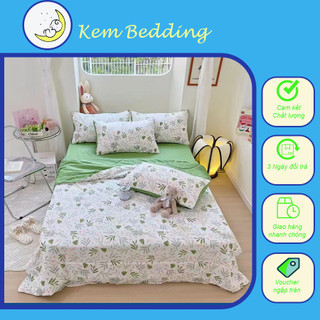 Set chăn ga gối đũi soy bean - set chăn ga gối sơ đậu nành