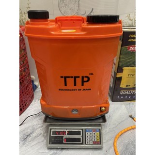 Bình xịt điện TTP 20lít 2 bơm Pin lithium, siêu nhẹ , bền sỉ