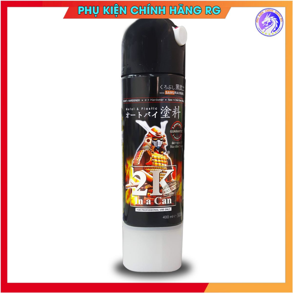 Sơn Xịt Samurai Chống Rỉ, Phủ Sàn Xe Tải Chống Trơn Trượt Hàng Hoá Màu Đen Mã 2K07 Cấp chuyên dụng c