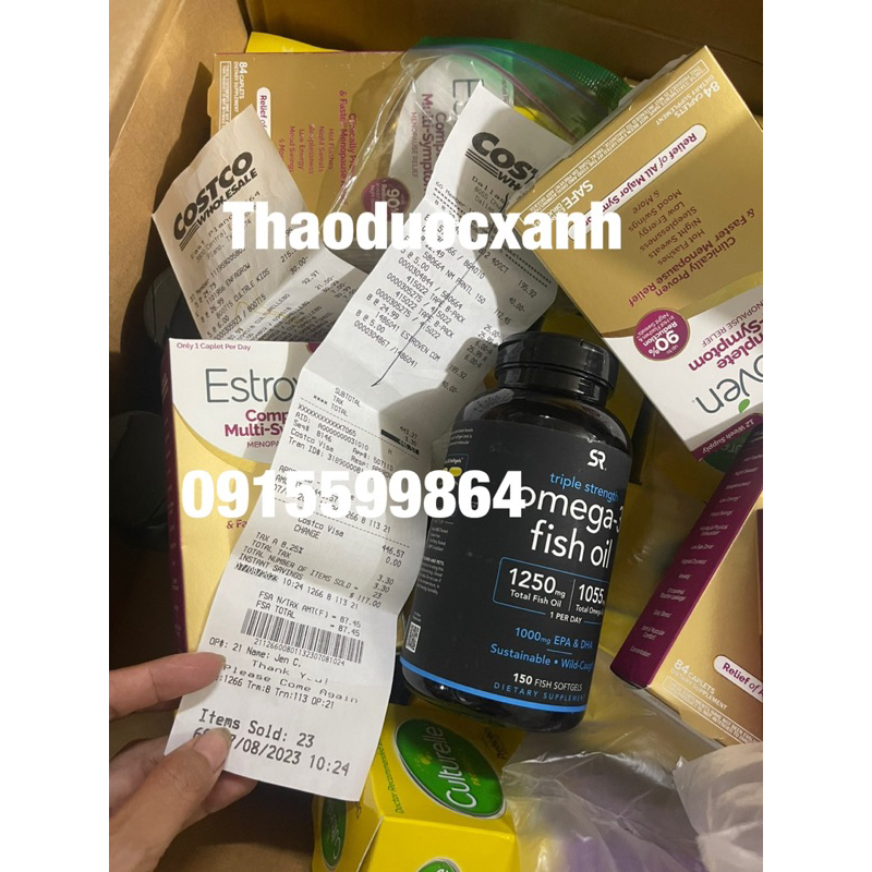 SR Omega 3 fish oil 1250mg fish oil 1055mg omega 3 150 viên