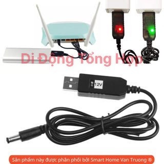 Cáp nâng tăng áp từ cổng usb 5v lên 9v / 12v cho wifi