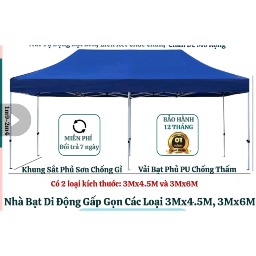 Vải bạt thay thế, vải bạt lều xếp di động, vải quây nhà bạt