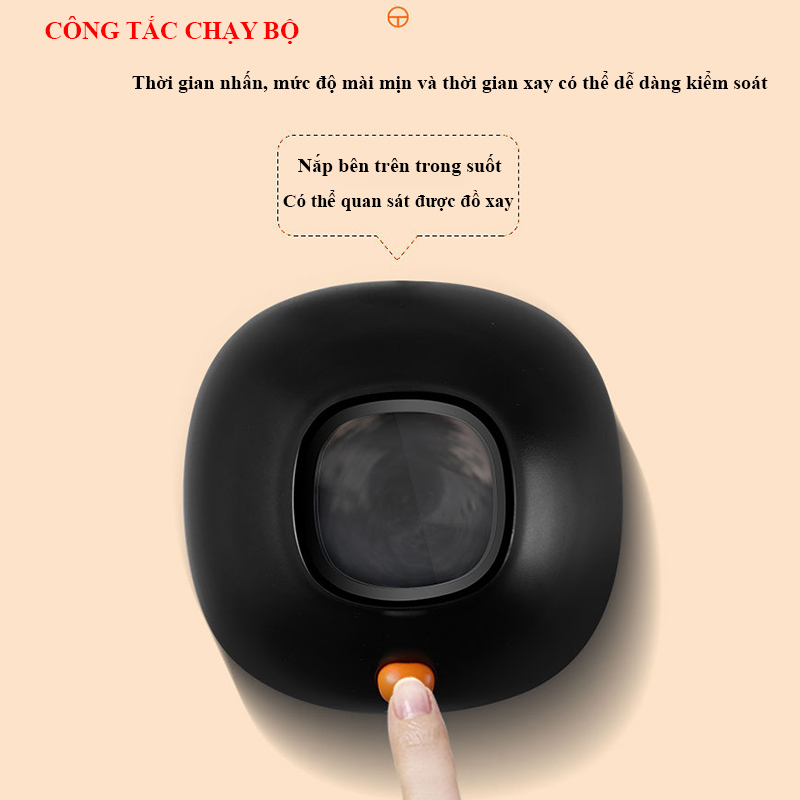 Máy xay cà phê hạt khô đa năng, máy xay bột ngũ cốc, gia vị siêu mịn, chất liệu inox công suất 150w bảo hành 1 năm