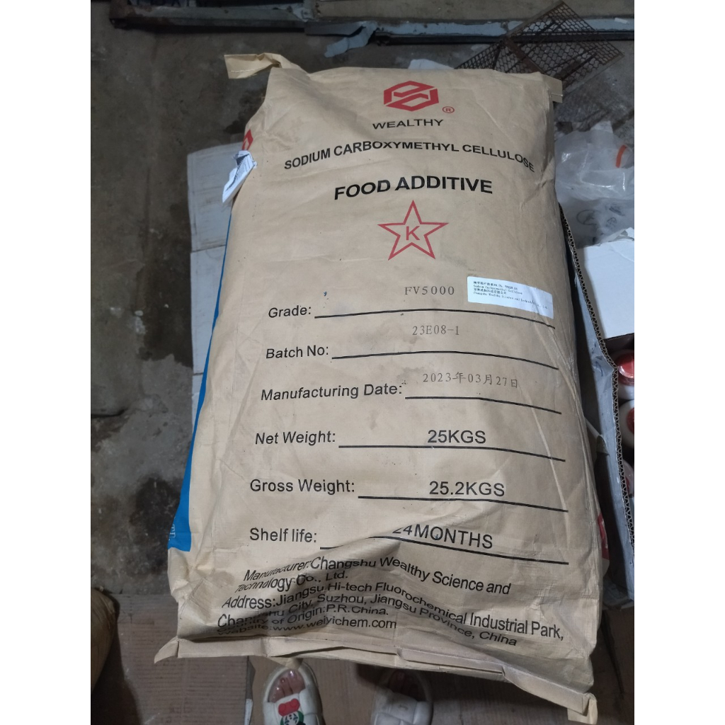 BAO 25KG CMC _ SODIUM CARBOXYMETHYL CELLULOSE TẠO ĐẶC, TẠO SÁNH THỰC PHẨM, MỸ PHẨM