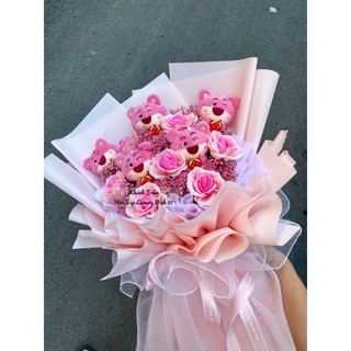 Bó Hoa Gấu Dâu