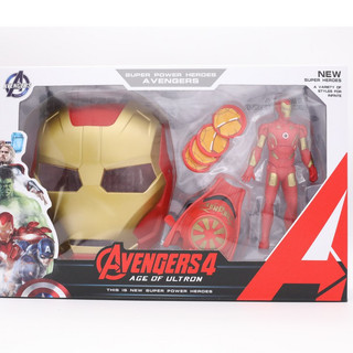 Combo mặt nạ ironman và siêu anh hùng người sắt cùng phụ kiện kèm theo.
