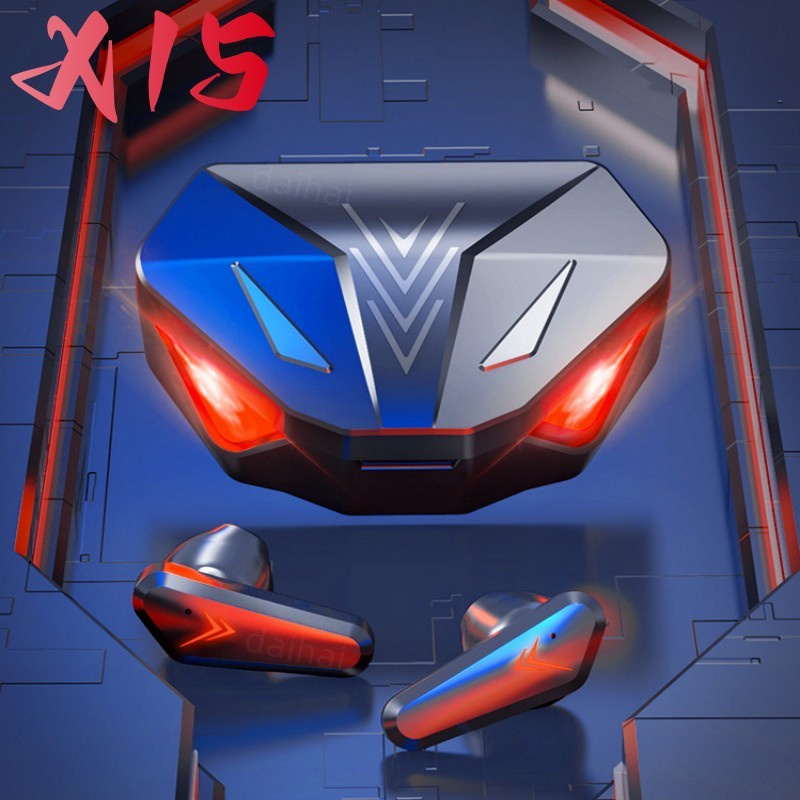 Tai Nghe Bluetooth Gaming X15 Pin 5- 7h Âm Thanh Rõ Cảm Ứng , bảo hành 12 tháng