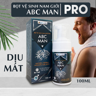 V31 bọt vệ sinh nam giới abc man -dung dịch vệ sinh nam tạo bọt -lọ 150ml giúp dưỡng ẩm