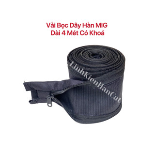 Vải bọc dây hàn mig có khóa kéo