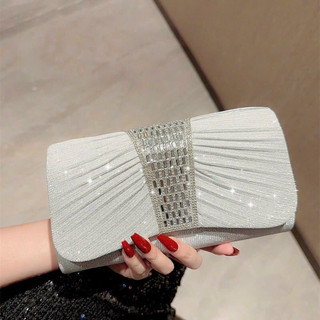 Túi xách nữ đi tiệc, đi chơi đính đá lấp lánh sang chảnh