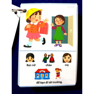 Bộ 220 thẻ dạy trẻ tập nói câu - ry store