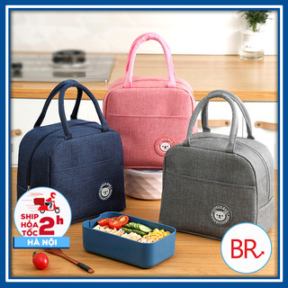 Túi Đựng Hộp Cơm Giữ Nhiệt Cao Cấp Lunch Bag Chống Thấm Nước 00991