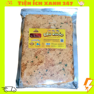 Cơm cháy siêu ruốc chà bông Ninh Bình Vàng, cơm cháy Ninh Bình gói to 250g