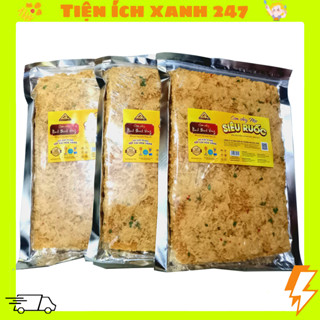 (750g) Combo 3 gói Cơm Cháy Nếp Siêu Ruốc Chà bông Ninh Bình Vàng, 1 gói to 250g - Đặc sản Ninh Bình