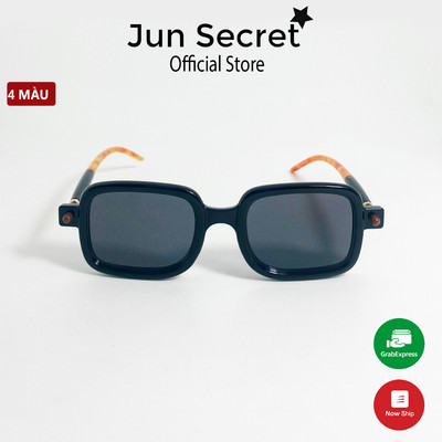 Kính mát thời trang Jun SeCret gọng nhựa kiểu kính hình chữ nhật siêu đẹp, tròng chống tia UV dành cho cả nam, nữ JS8708