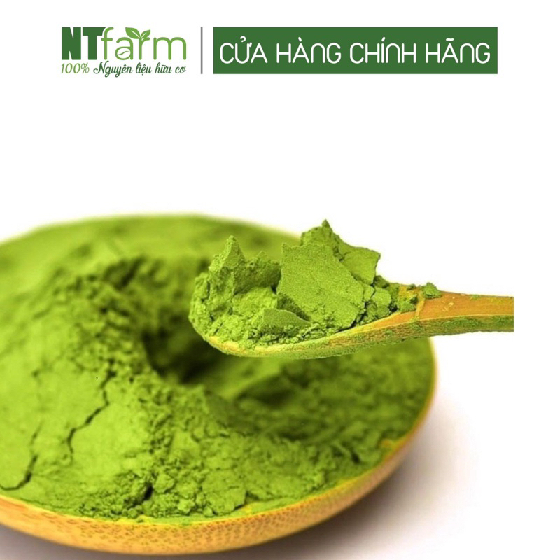 Bột Trà Xanh đắp mặt 1kg NTFARM hữu cơ nguyên chất