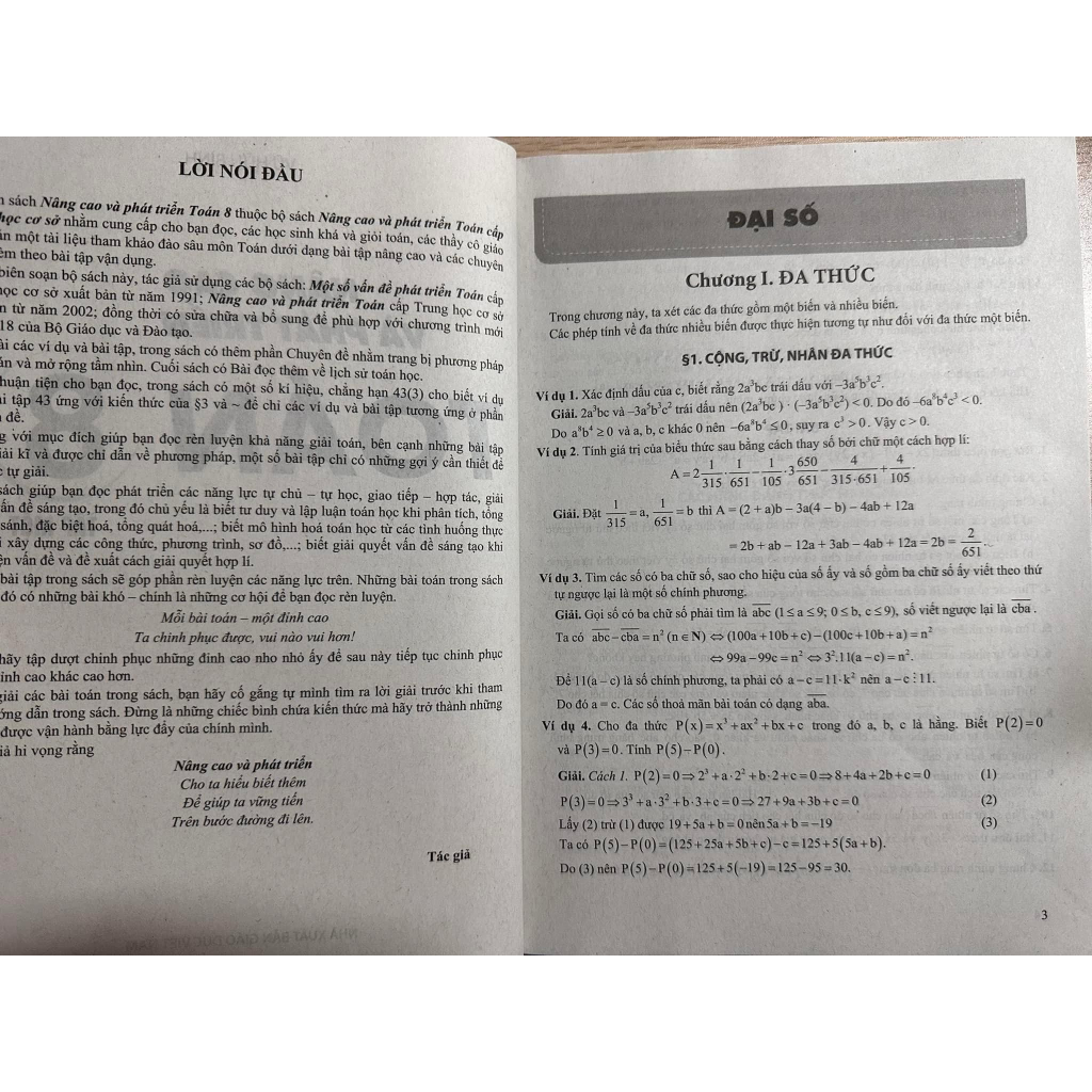 Sách - Nâng Cao Và Phát triển Toán Lớp 8 - tập 2