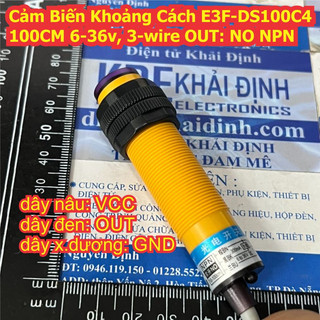 Cảm Biến Khoảng Cách E3F-DS100C4 E3F DS100C4 100CM 6-36v, 3-wire OUT: NO NPN-TRANS kde2353