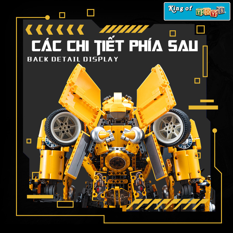 Đồ Chơi Lắp Ráp Xếp Hình Mô Hình Robot Transformers Bumblebee Người Máy Biến Hình No.V5007 Với 5692 Mảnh Ghép