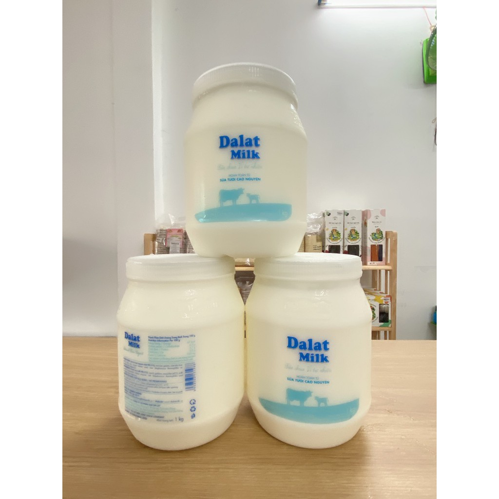 Sữa chua ăn Đà lạt milk không đường 500gr