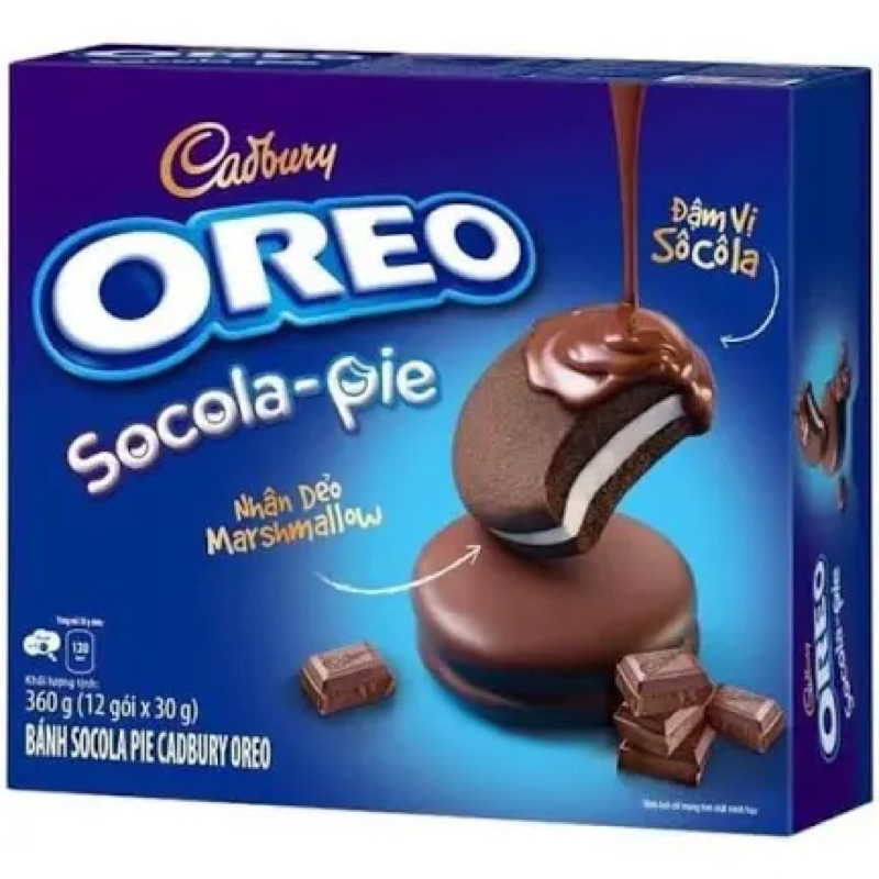 Bánh oreo socola-pie mềm 360gr
