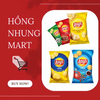 Bimbim lát khoai tây lays đầy đủ vị