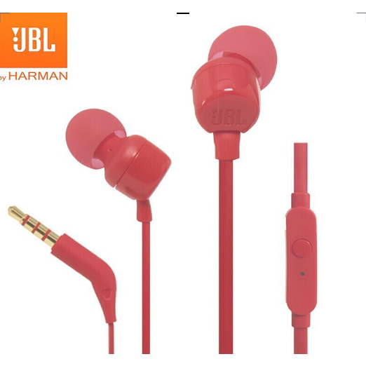 100% xác thực JBL tai nghe tai nghe T110 tai nghe tai nghe lỗi thời cắm tai nghe tai nghe 3.5 mm tai nghe