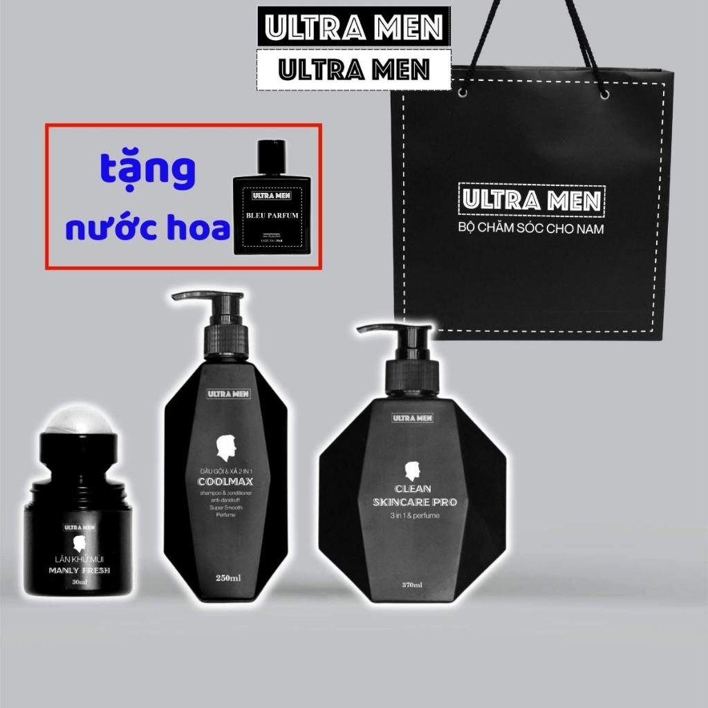 ,Bộ quà tặng nam giới ultra men cao cấp