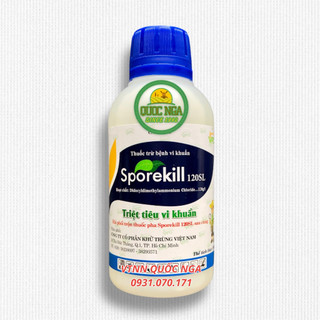 Thuốc trừ vi khuẩn sporekill 120sl - triệt tiêu vi khuẩn