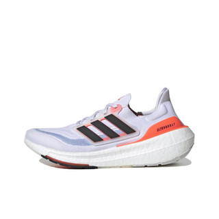 4. giày chạy bộ ultra boost light white solar red